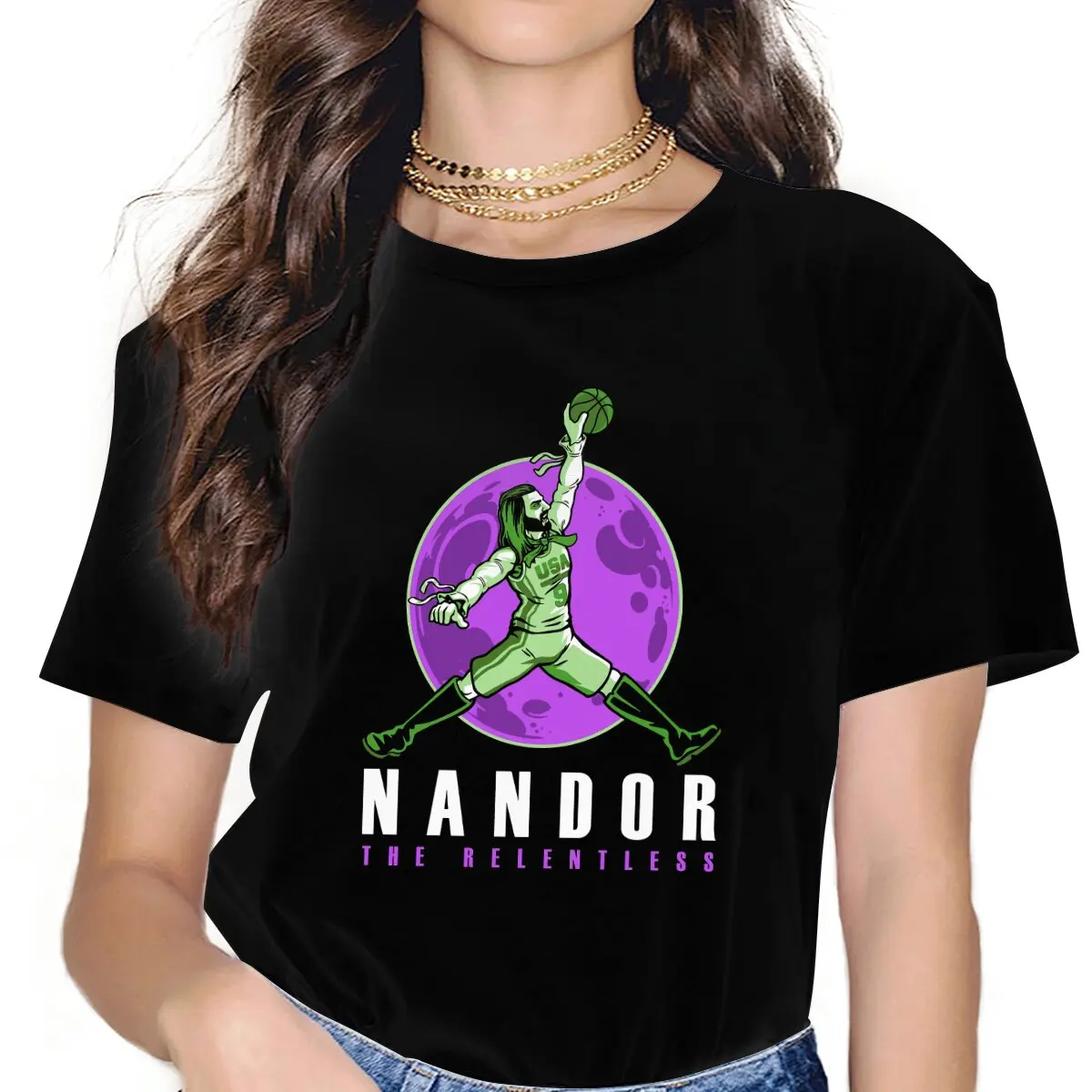 Air Nandor Classic Cute Girls Women T-Shirt What We Do In The Shadows TV Blusas Harajuku Casual Short Sleeve Vintage Tops