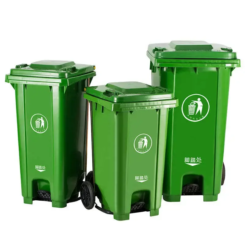 660 1100l 1100liter street outdoor large plastic trash garbage waste container  dustbin waste bin with wheels