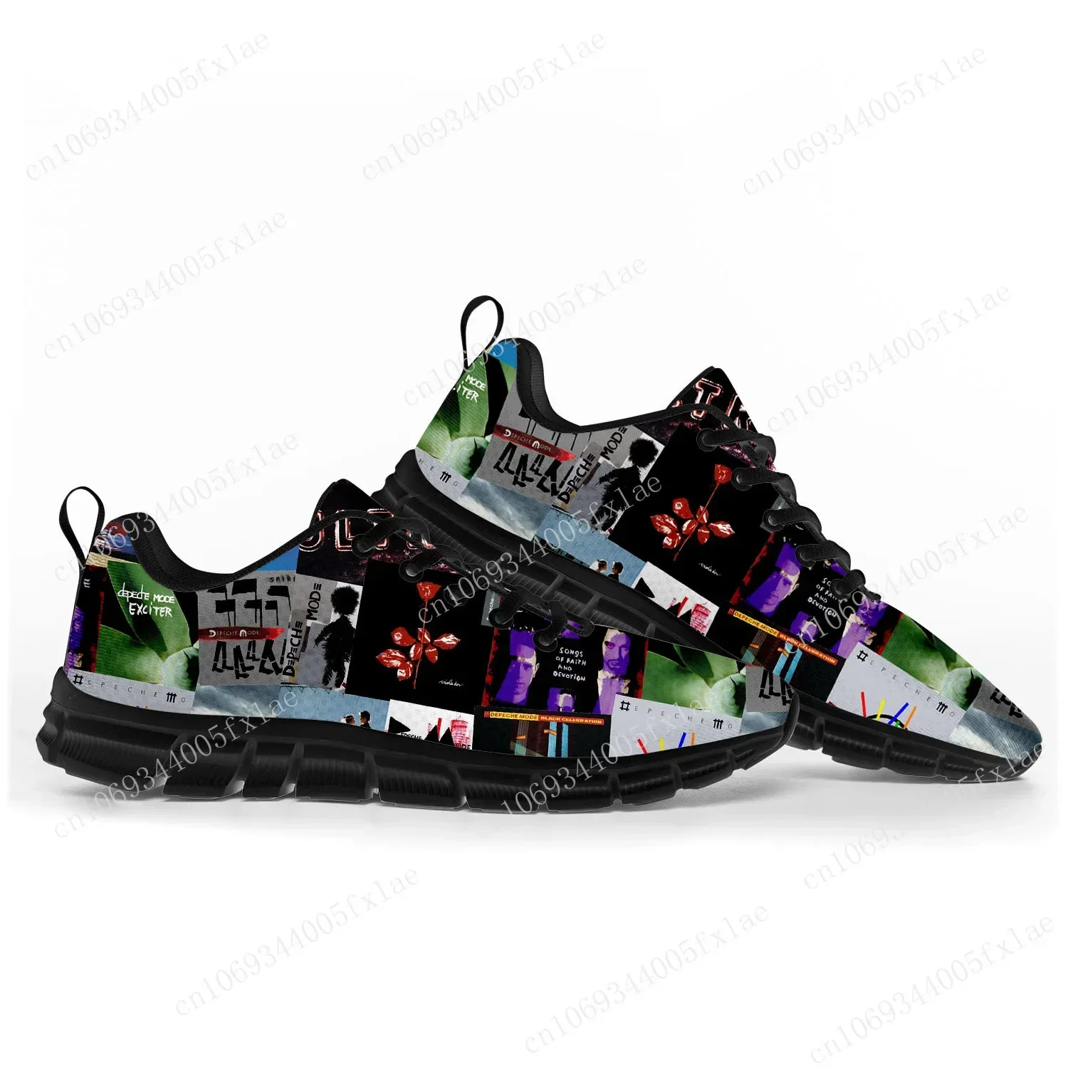 Depeche Rock Band Mode Sportschoenen Heren Dames Tiener Kinderen Sneakers Casual Custom Hoge Kwaliteit Paar Schoenen Zwart