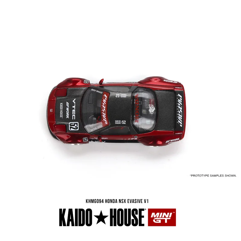 TSM MINI GT KAIDO HOUSE open back cover 1:64 Honda NSX headlights can jump alloy car model