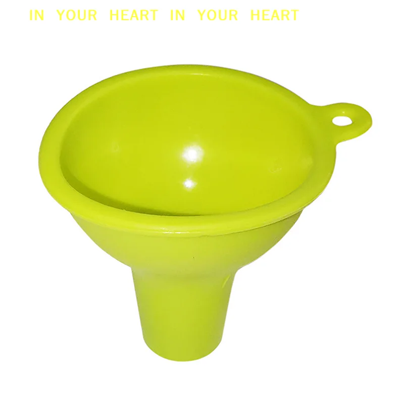 【X】Funnel Pour Oil Milk Powder Beans Dispense Funnel Kitchen Tool 7CM Silicone Wide-Mouth Funnel Wide Mouth And Large Diameter