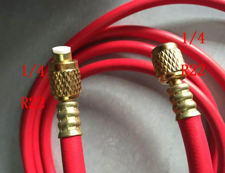 Custom Length 3m/5m/10m High Pressure AC Refrigerant Hose – R410A Vacuum & Charging Hose for HVAC Manifold Gauge Set
