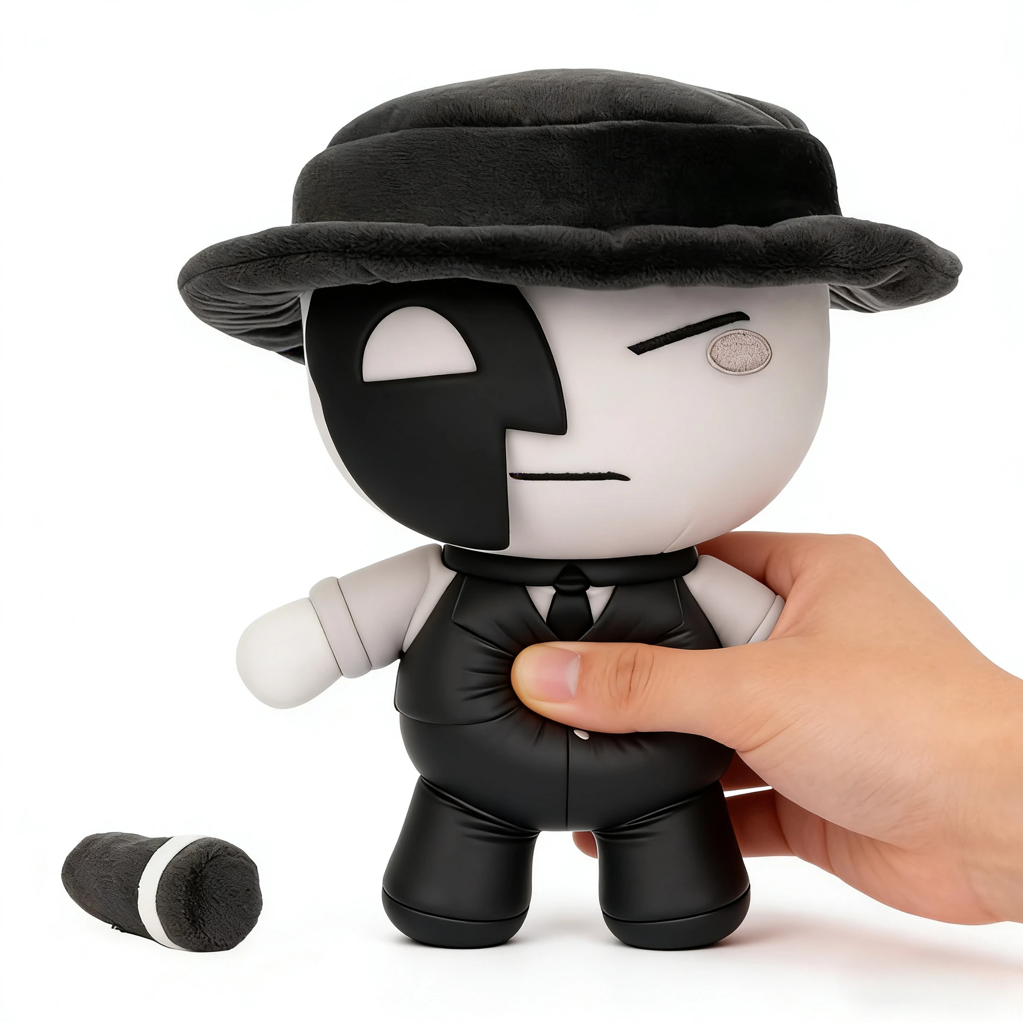 Schattige sterven van de dood pluche pop, zachte squishy Kawaii knuffel, virale game Plushie collectible, schattige kindercadeau randapparatuur