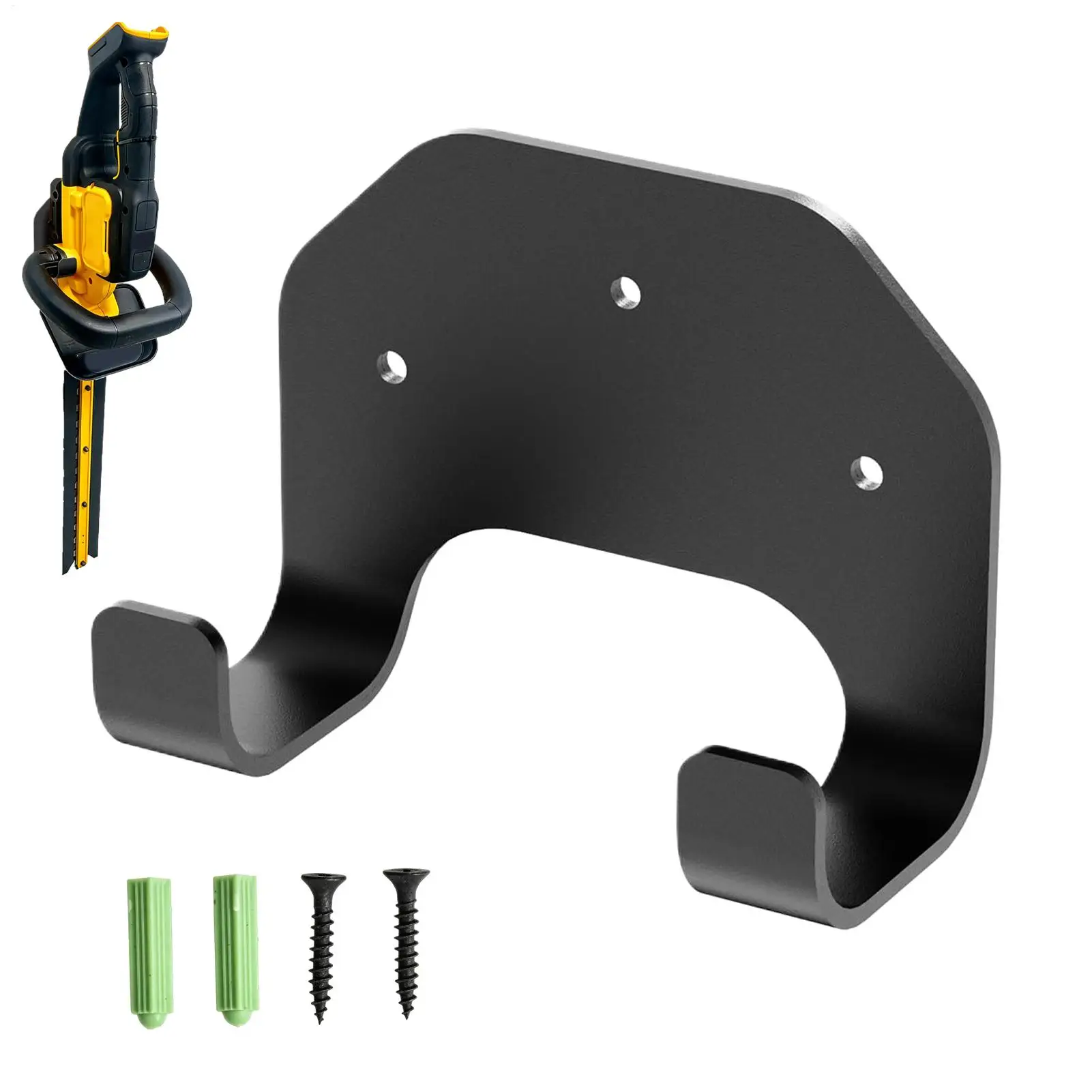 Wall Mounted Trimmer Rack Utility Tool Organizer Holder Garage String Trimmer Hanger for Lawn Shed Trailer Barn Garden Workshop