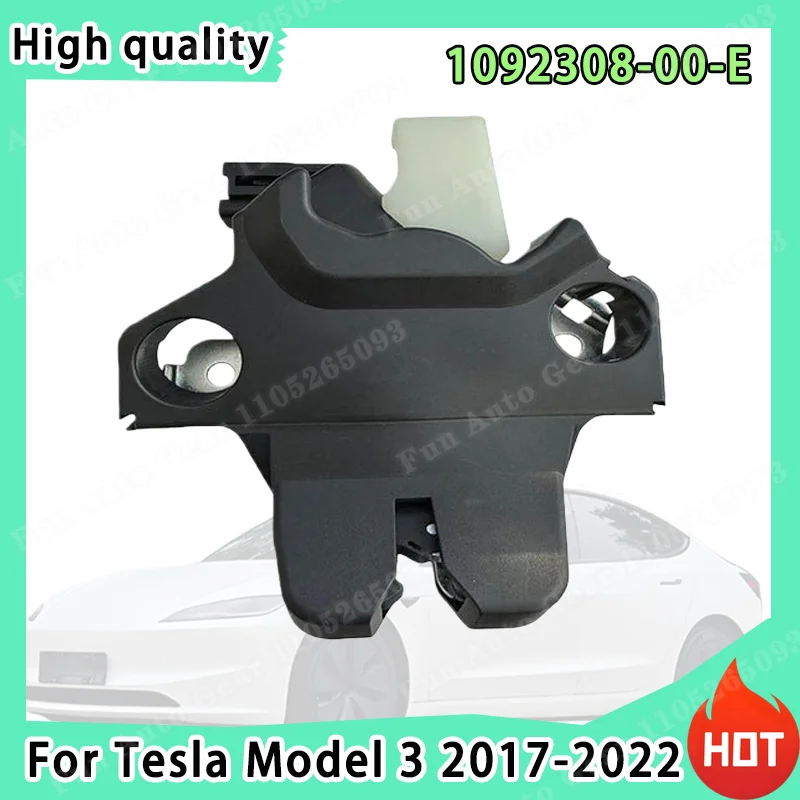 

For Tesla Model 3 2017-2022 High Quality Durable New Trunk Tailgate Lock Actuator Latch Assembly 1092308-00-E 109230800E 1092308