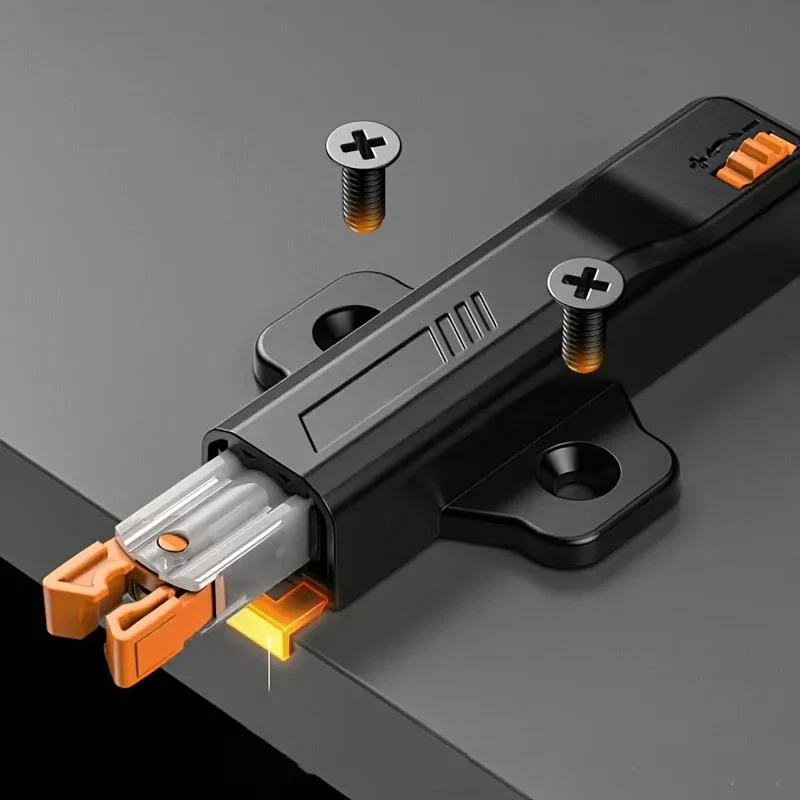 1PC Push To Open Cabinet Catches Cabinet Damper Buffer Automatic Rebound Latch Kitchen Buckel Locks Furniture Hardware