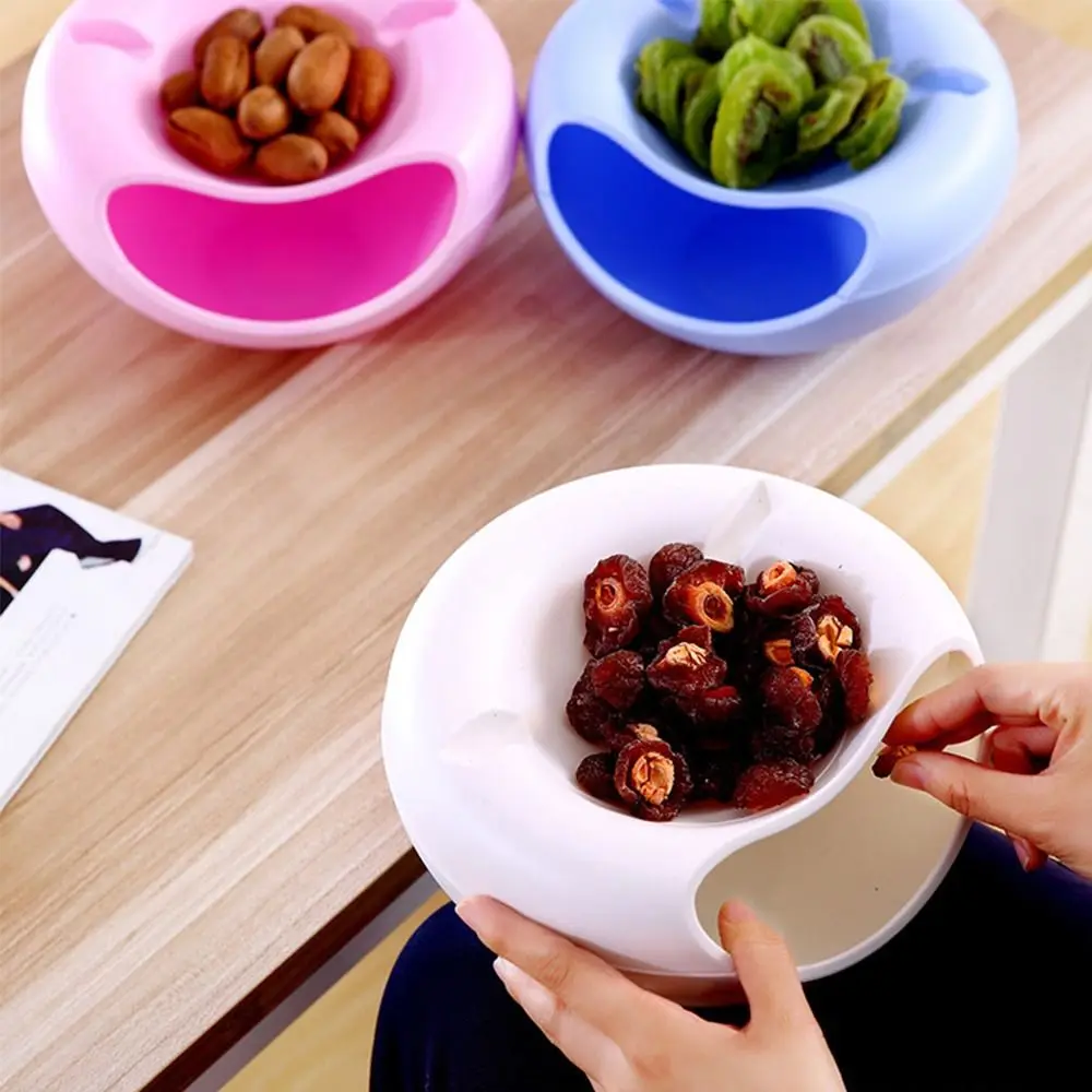 Gifts Plastic Sunflower Seeds Storage Box Multifunction Dishes Living Room Acc Snack Bowl Dry Storage Box