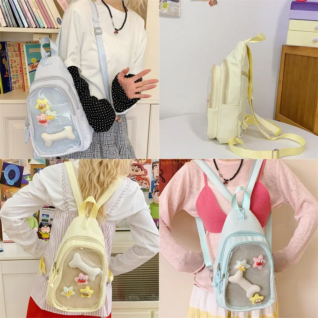 

X90D Japanese Inspired Transparent Crossbody Purse For Daily Use And Fashion Styling