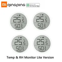 Qingping Bluetooth-compatible Thermometer Hygrometer Temperature and Humidity Sensor Data Storage LCD Ink Screen Lite Edition