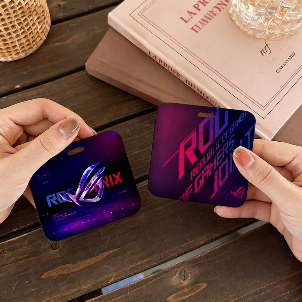 

Держатель для ID-карты/пропуска с логотипом ASUS ROG Republic of Gamers, шнурок на шею, чехол для кредитной карты, держатель для пропуска в зал, для детей