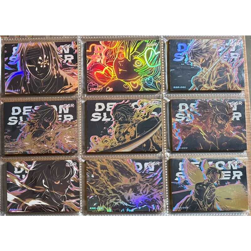 

Anime Demon Slayer SGR Cards Kamado Tanjirou Tomioka Giyuu Tokitou Muichirou Collection Cards Birthday Gifts Children's Toys