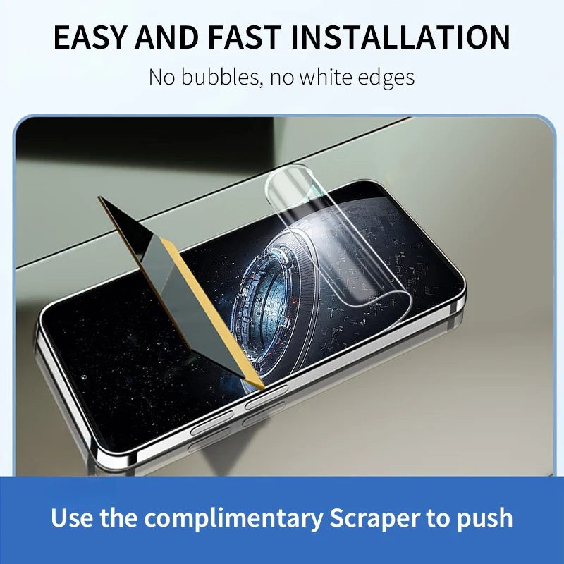 2-4pcs Full Cover Flexible Silicone Hydrogel Film For Xiaomi 14t 13t Pro 12t 11t 11 Lite Poco F6 F5 F4 GT Screen Protector