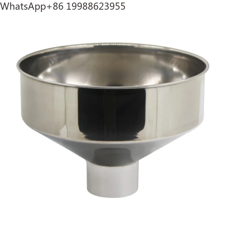 24/28cm diameter Stainless Steel Funnel for Beer Butter industrial Liquid Filling Wide Mouth Hopper kitchen filter tools