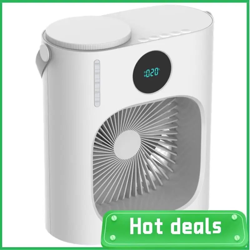 

AC62-Mini USB охлаждающий портативный вентилятор кондиционера перезаряжаемый портативный бесшумный распылитель настольный компьютер для офиса спальни