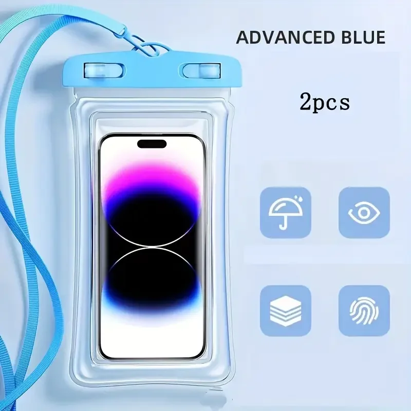 PVC Waterproof Phone Case for Underwater Photography: Lightweight, Touchscreen Compatible, and with Screen Protector