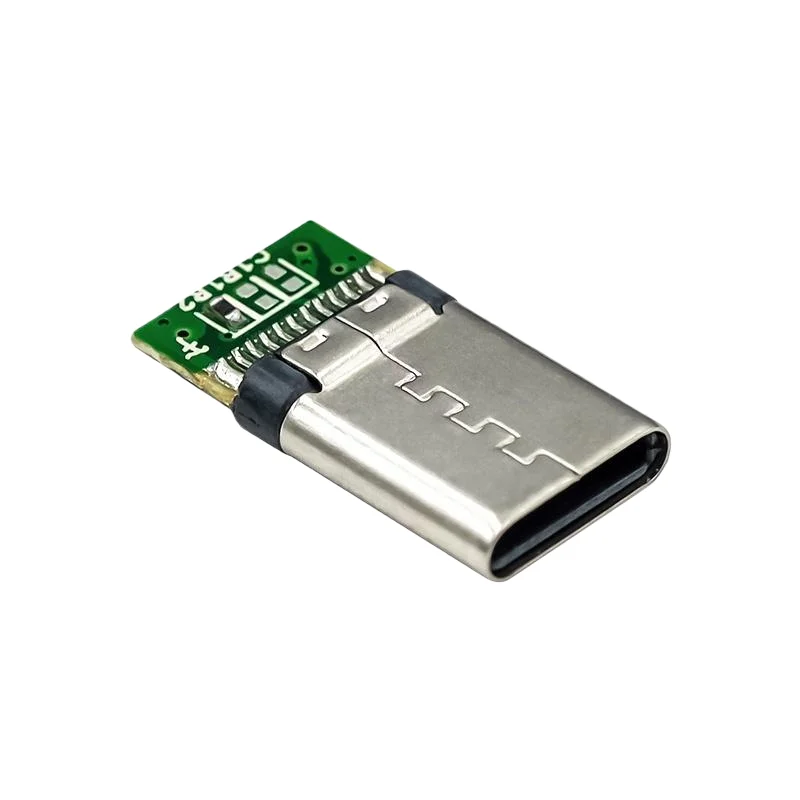 หัวต่อ TYPE-C 24P แบบสี่ขา พร้อมอะแดปเตอร์เชื่อมต่อข้อมูลแบบยืดหยุ่นสำหรับบอร์ด, ขั้วต่อ USB สำหรับชาร์จเร็วแบบเชื่อมต่อสายไฟสำหรับ Android