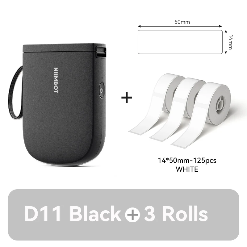 NIIMBOT D11 Nieuwe Versie Labelprinter Mini Draagbare 300 DPI Bluetooth Draadloze Label Maker Naamplaatje Keuken Sticker PrintingMaker