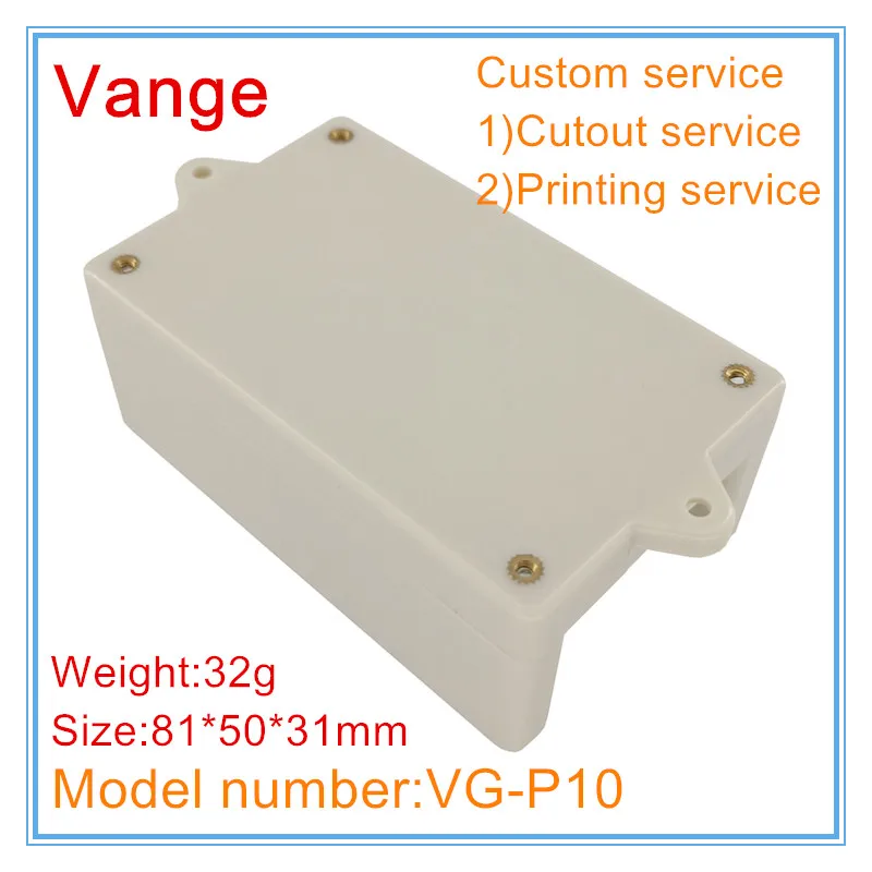 Vange PLC PCB-Anschlussdose 81 * 50 * 31 mm Projektbox aus ABS-Kunststoff