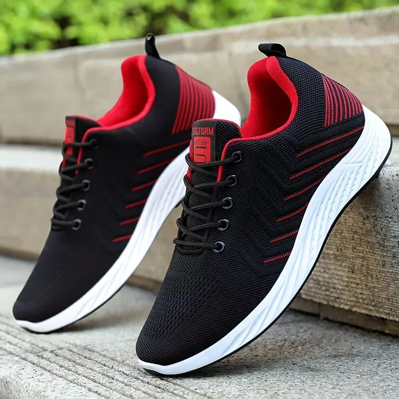 

Men Breathable Sneakers Spring New Soft-Soled Running Man Lightweight Casual Non-Slip Shoes Zapatillas Hombre