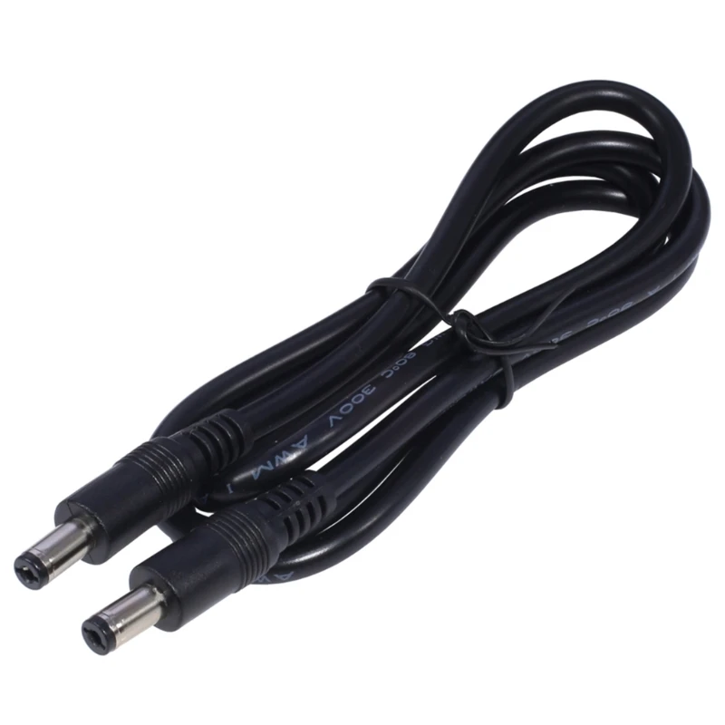 Kabel zasilający DC 5.5 x 2.1mm męski do 5.5x2.1mm męski adapter przedłużacz kabla zasilającego do routerów oświetlenia LED — zdjęcie produktu 2