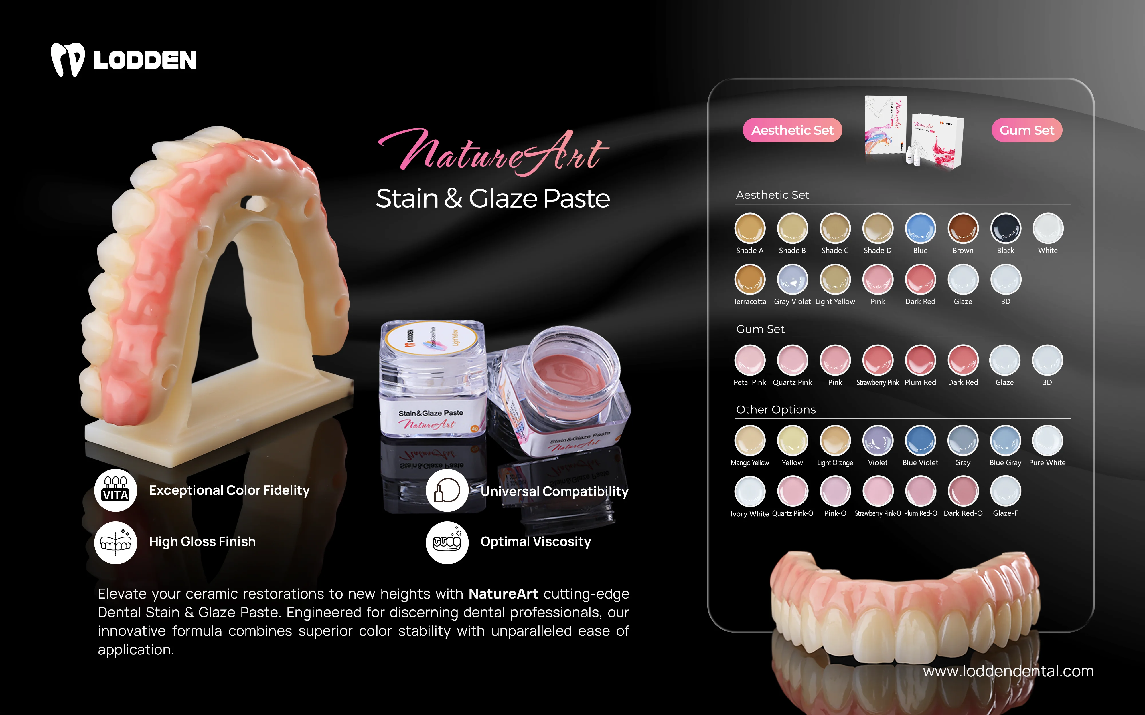 Picture 3: Lodden  Glazing Paste Kits and Dental Glaze Paste Diluent Liquid Refreshing Liquid Stainfor Zirconia Dental Restoration Paste