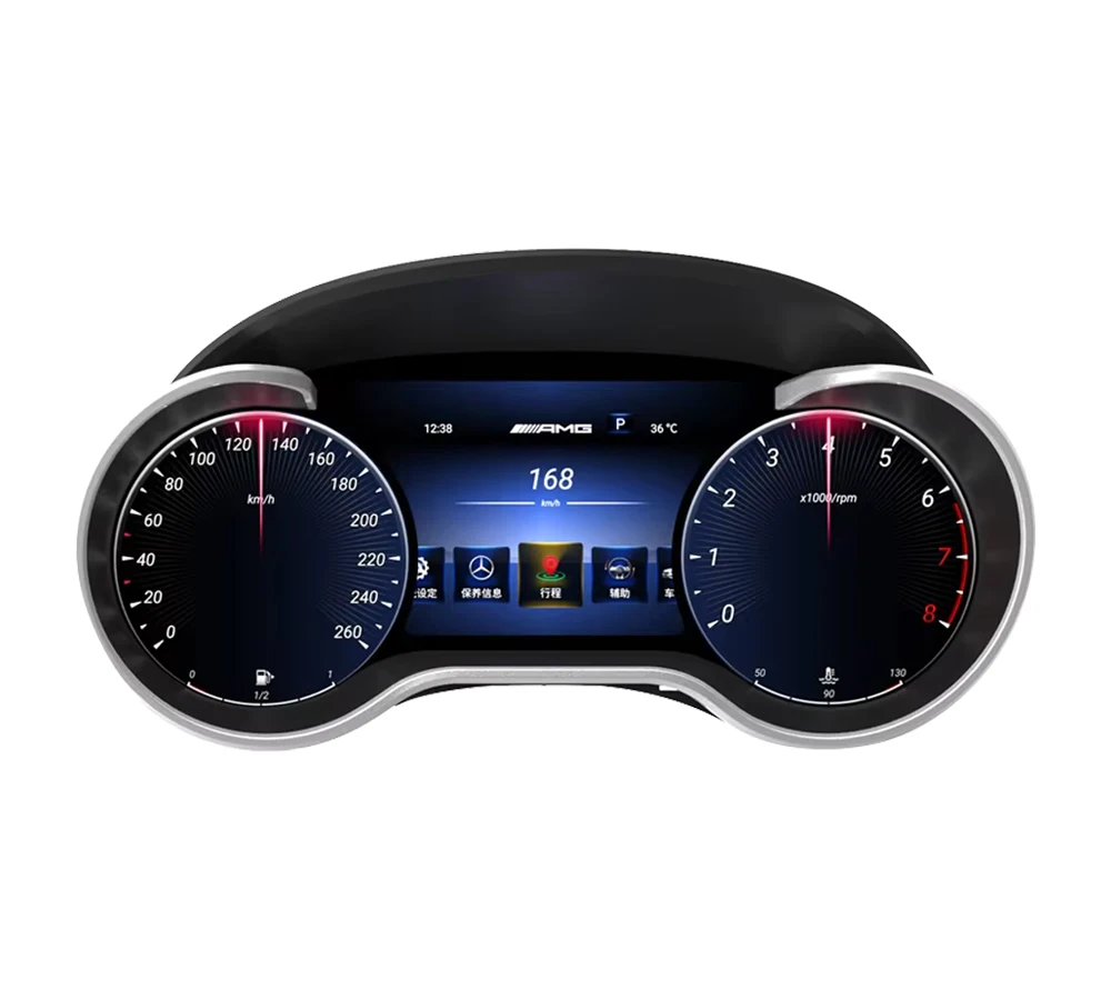 Krando 12,3-дюймовый автомобильный цифровой кластер для MERCEDES BENZ R W251 2006-2017, обновленный цифровой датчик, кластерный спидометр, мультимедийный ЖК-дисплей