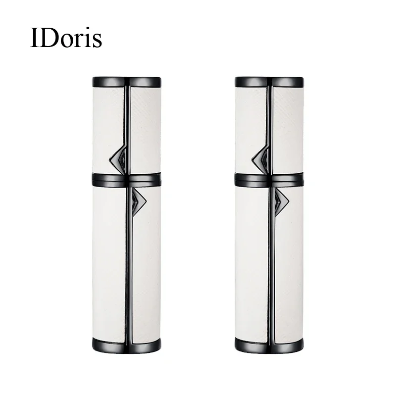 

IDoris Hot Sale Mini Fashion Perfume Sub-Bottle Portable Travel Perfume Bottle Spray Empty Bottle 5ml 2 PCS White