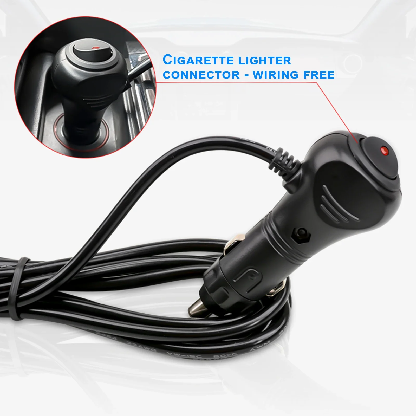 Ultrathin LED Car Visor Strobe Flashing Light Interior Windshield Sunshield Emergency Warning Lights for Police Firefighter