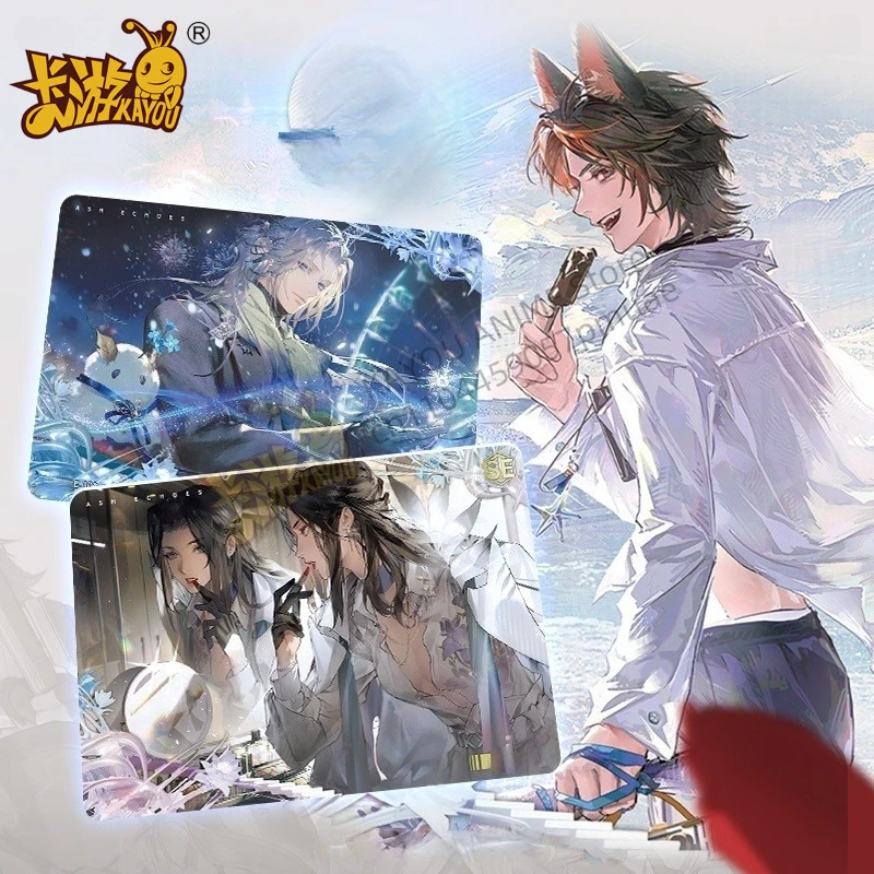 KAYOU حقيقية الرماد صدى نفس لحن أنيمي جولة الرنين حزمة الحلقة 1 جمع بطاقة الصندوق الأصلي أنيمي الطرفية بطاقة هدية #2