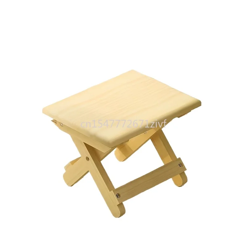 

Versatile Durable Hardwood Folding Stool - Eco-Friendly, Classic-Style, for Fishing, Outdoor, Home Use, Compact & Portable Bench