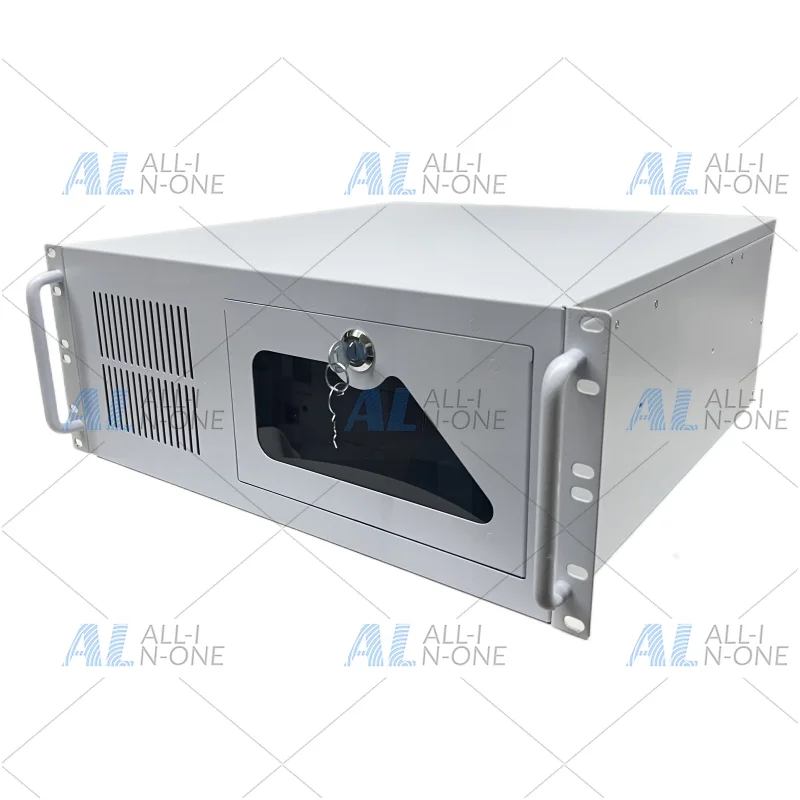 For 4U Industrial Control Chassis 610 Rack-Mount Server Case 19-inch 7-Slot ATX Power Supply Compatible