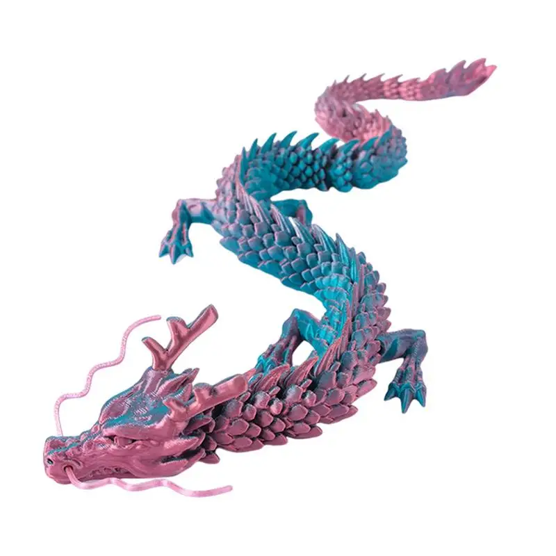 

3D печатный дракон 3D печатный загадочный дракон игрушка-непоседа мифические детали шарнирный дракон игрушка для украшения дома на день рождения