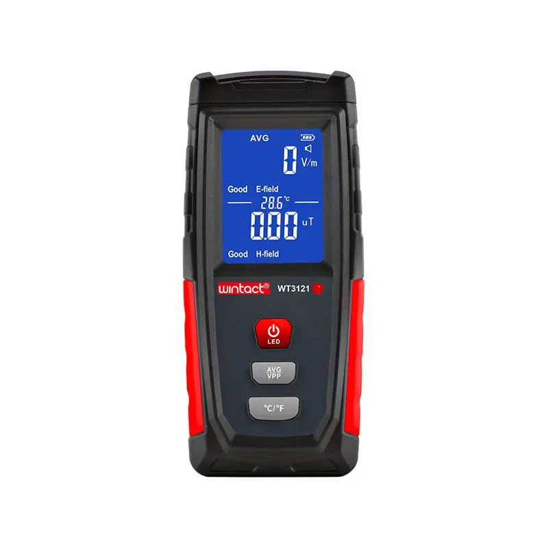 WT3121 Electromagnetic Field Radiation Detector Emf Meter Rechargeable Handheld Portable Counter Emission Dosimeter Computer