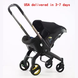 Siège auto pour bébé avec poussette en quelques secondes, chariot pour nouveau-né, système de voyage portable, sécurité Bumosquito Cheshire Age