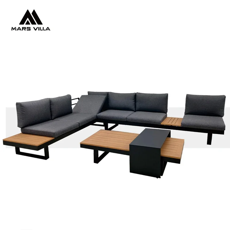 

Outdoor Sectional Lounge Set Rattan Outdoor Furniture Conversation Leisure Sofa Set Garden Sofa Set