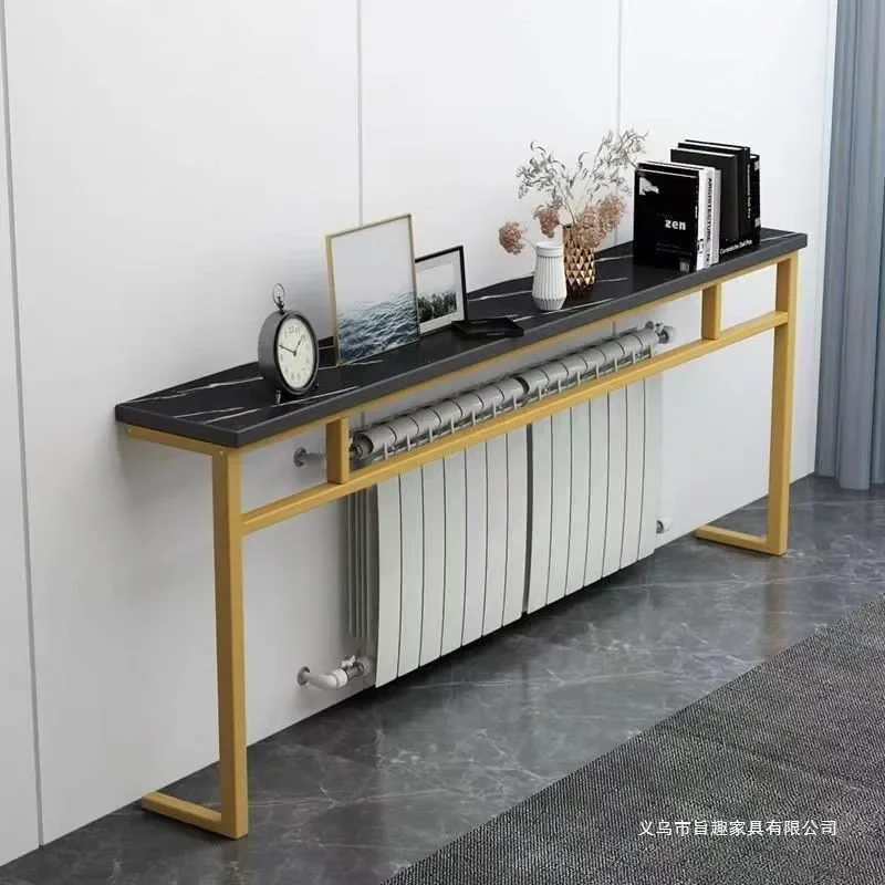 Heating rack, sofa rear shelf, storage rack, seam table, living room against the wall, narrow table, bedside radiator rack