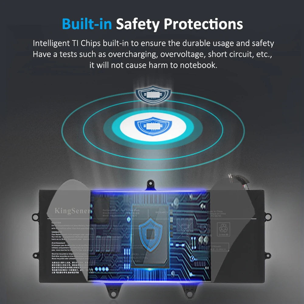 KingSener 11.4V 44Wh PA5267U-1BRS Laptop Battery for Toshiba Portege X20W X20W-D X20W-D-10E X20W-D-10Q X20W-D-10R Series PA5267U