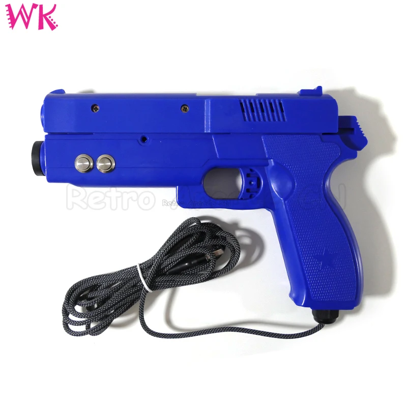 

TC3USB Arcade Game Light Gun with 4 LED Sensor Motor/Electromagnet Vibration Time Crisis Shooting Accessory