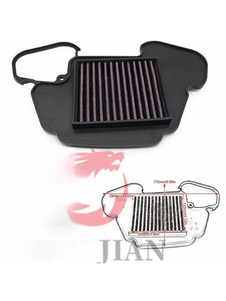 

Monkey Motorcycle High Flow Air Filter For Honda MSX125 GROM125 M3 2013 2014 2015 2016 2017 2018 2019 2020 Engine Air Cleaner