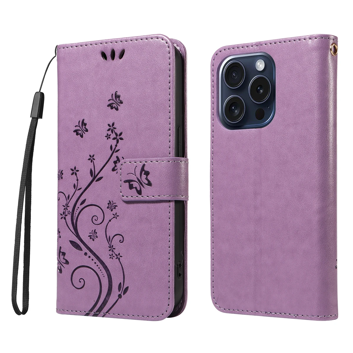 For Samsung Galaxy A13 Clamshell Wallet Embossed Phone Case image 2