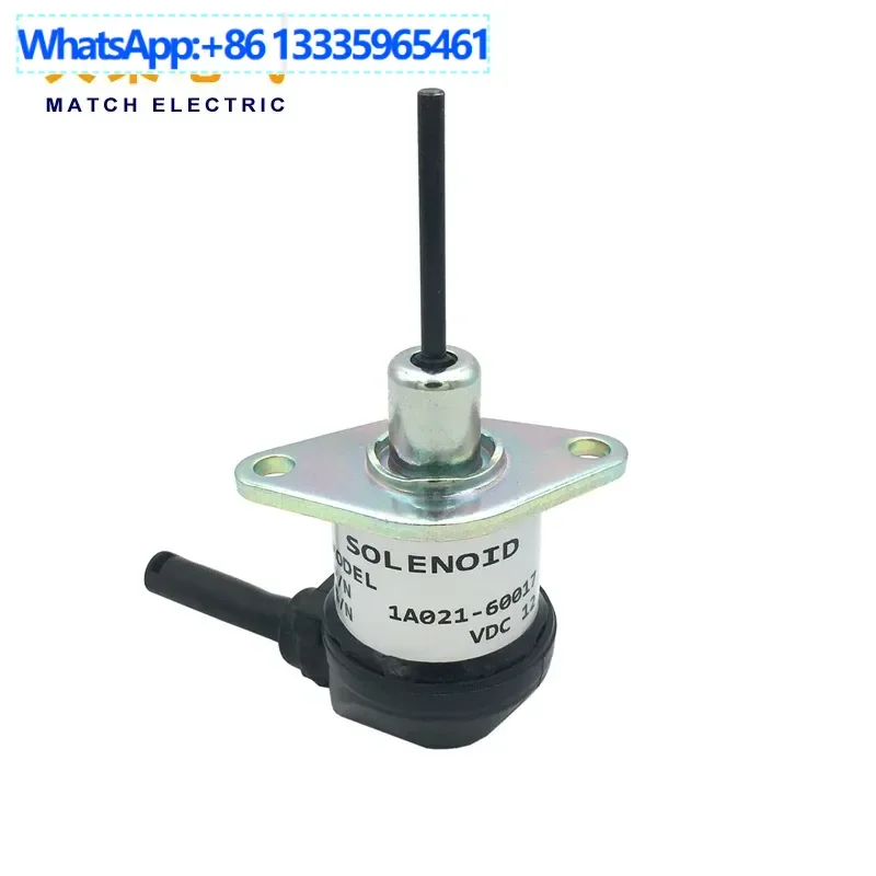 

1A021-60017 12 В постоянного тока Kubota V2003 V2203 Электромагнитный клапан отсечки топлива 1A021-60015