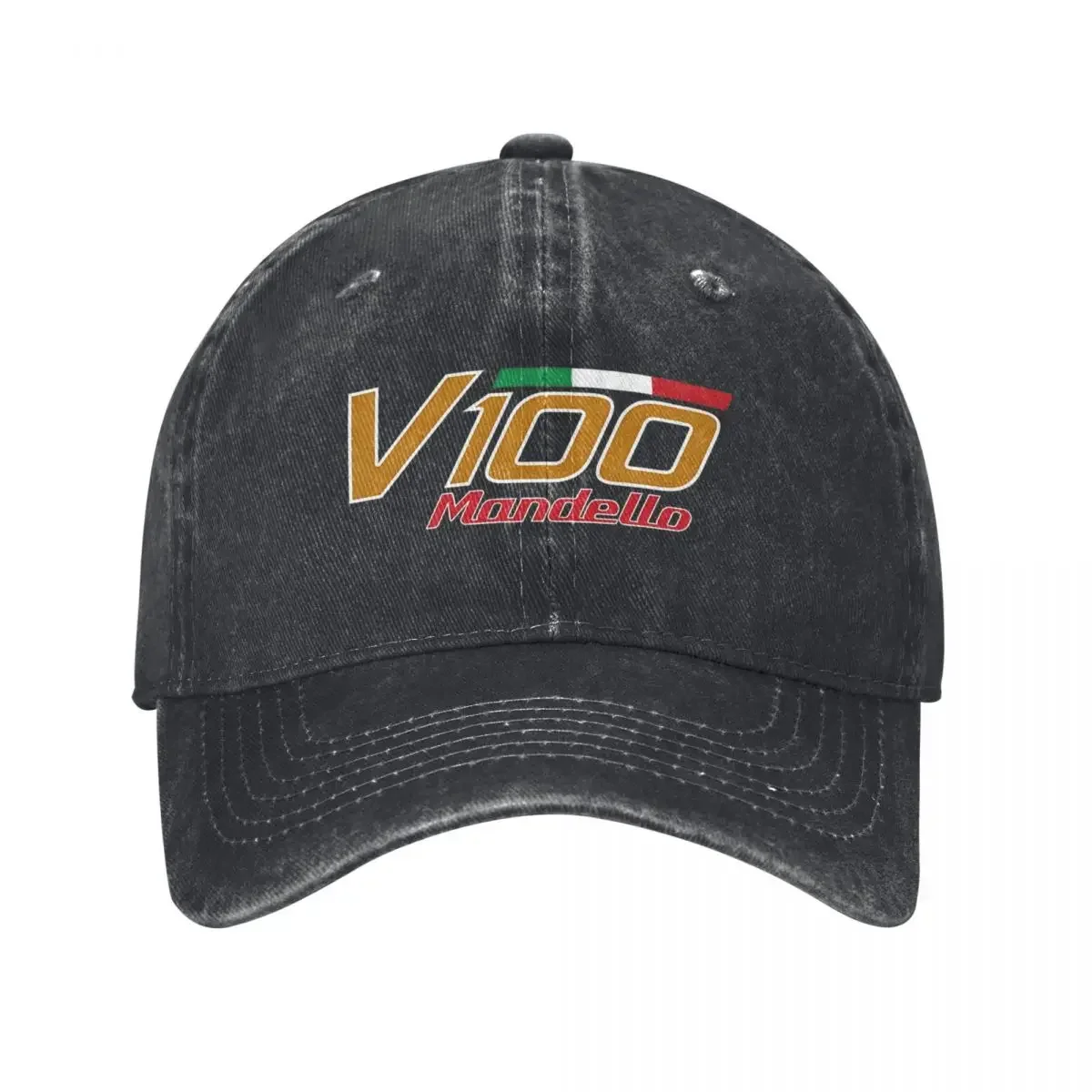 V100 Mandello Baseball Caps Vintage Distressed Motorcycle Moto Guzzi Snapback Cap Unisex Style Unstructured Soft Caps Hat