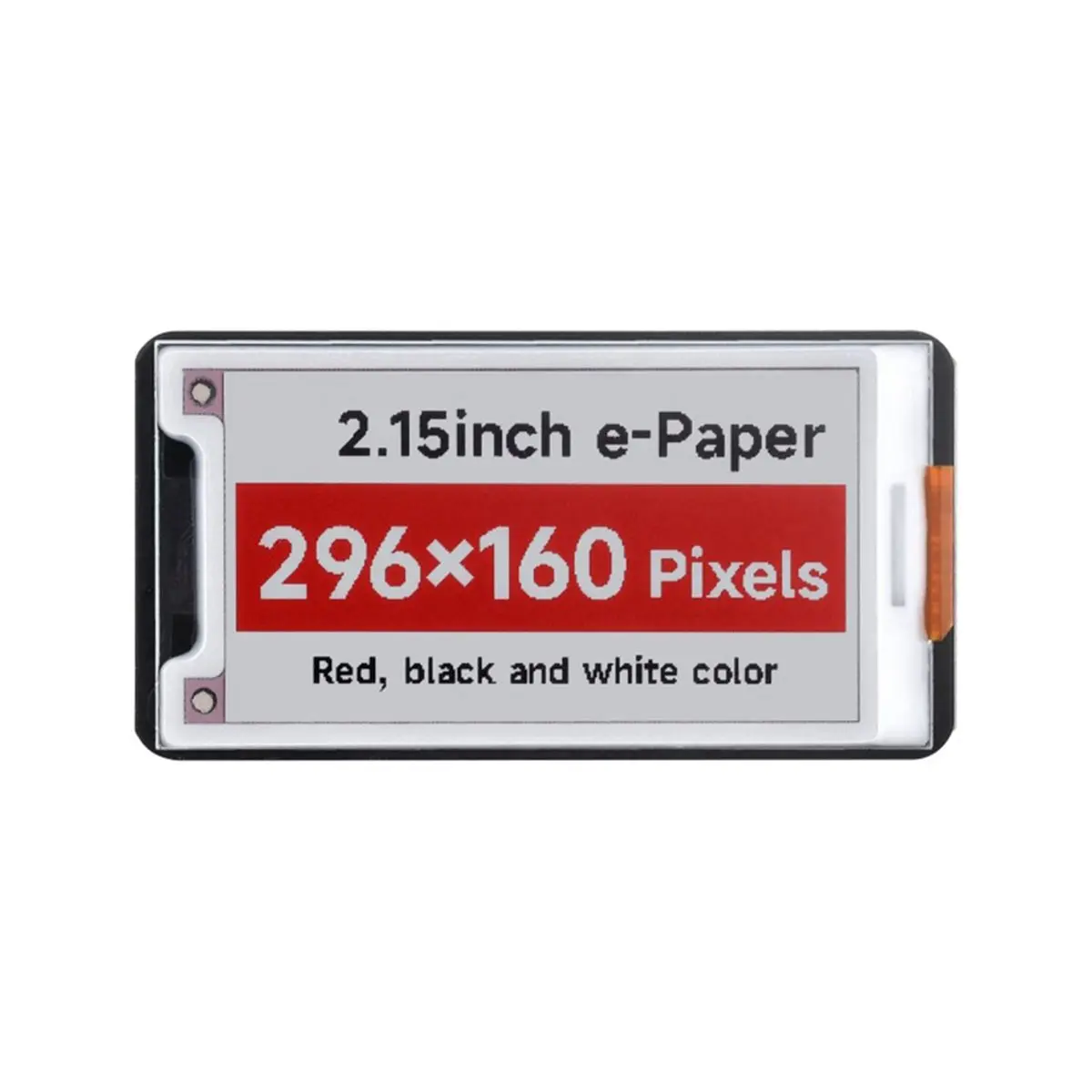Y613A*☀▃2.15inch E-Paper Display,296x160 Red Black White Screen, SPI Interface Module for ,Low Power