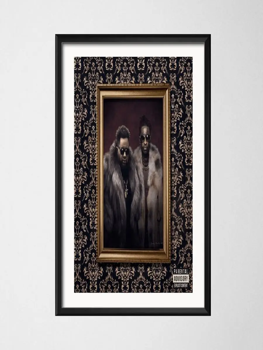 جدار الفن الهيب هوب موسيقى الهيب هوب ملصق قماش لديكور غرفة المعيشة ، البلطجة الشباب ألبوم Legity #2