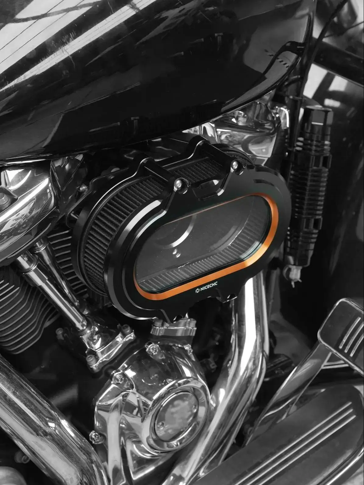 Luchtfilter Inlaatfilter Voor Harley Touring Street Glide Road Glide/Special Road King FLHR/Special Ultra Limited 2017-2023 - afbeelding 2