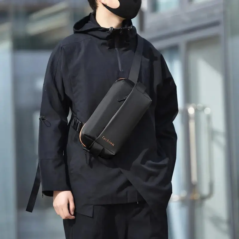 

Crossbody Bag New Fashion Shoulder Bag High Quality Waterproof Chest Bag Trend Versatile Versatile Casual Bag for Men and Women