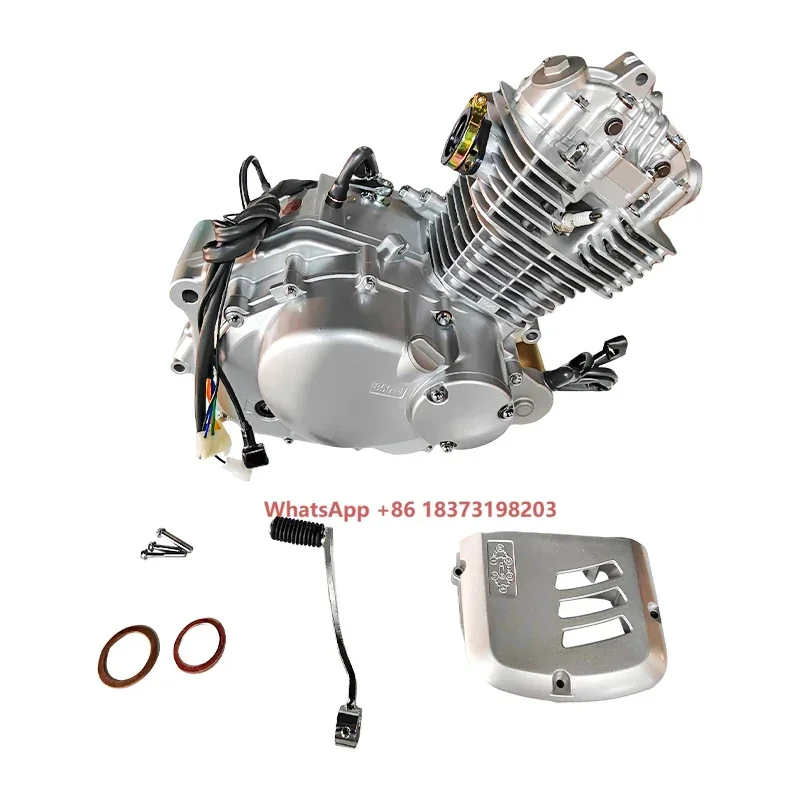 Hot Sale Practical 125cc Motorcycle Engine Assembly Start air Cooled Motorcycle Engine 5 Gear Motorcycle 4 Stroke Engine
