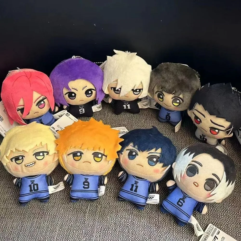 Blue Lock Plush Isagi Yoichi Nagi Seishiro Bachira Meguru Mikage Reo Anime Cosplay  Pendant Keychain Stuffed Doll Kids Gift