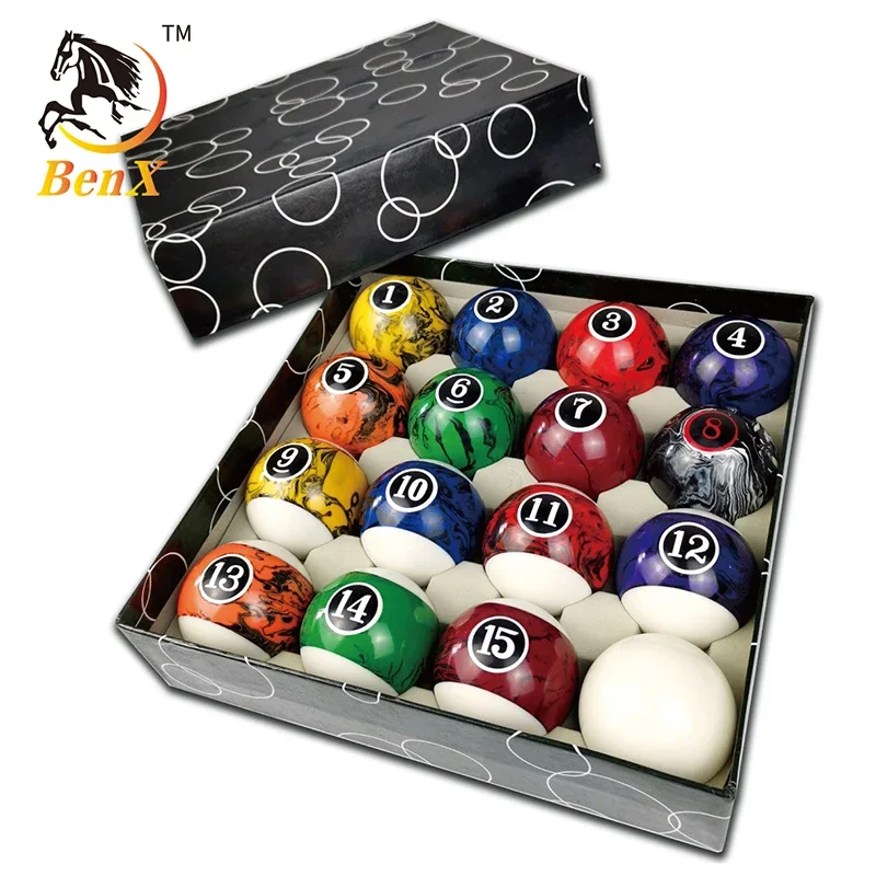 Benxiao Special fantasy billiard pool ball special colorful pool ball  3A grade high quality