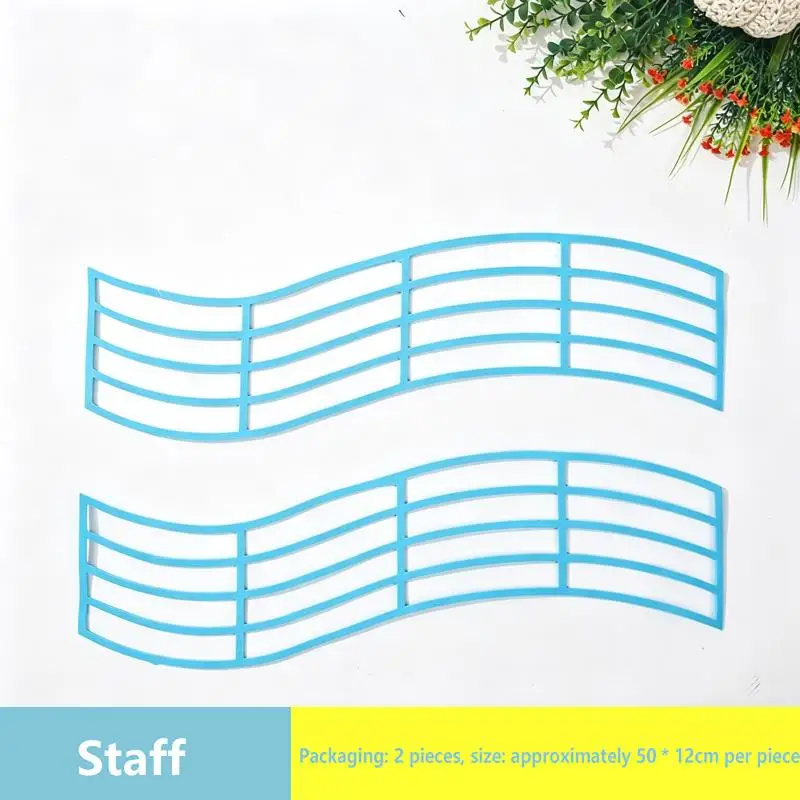 1Set Colorful Music Staples Set For Decorating A Baby's Music Corner For Kindergarten Daycare Decoration
